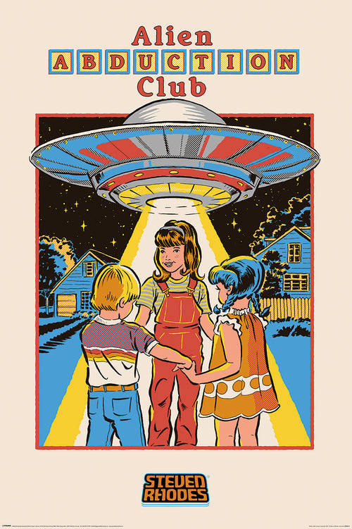 Pyramid PP35013 Steven Rhodes Alien Abduction Club Póster | Yourdecoration.es