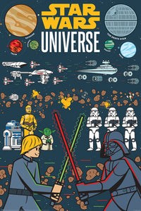 Pyramid Pp35017 Star Wars Universe Illustrated Póster 61X91-5cm | Yourdecoration.es