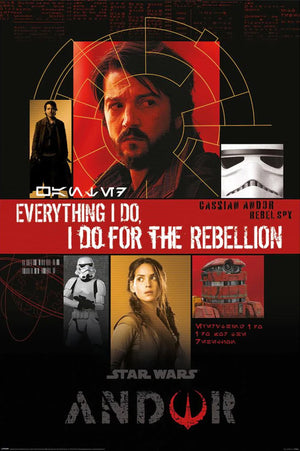Pyramid Pp35061 Star Wars Andor For The Rebellion Póster 61X91,5cm | Yourdecoration.es