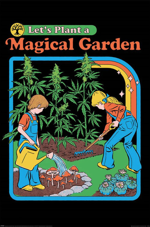 pyramid pp35199 steven rhodes lets plant a magical garden Póster 61x91-5cm | Yourdecoration.es